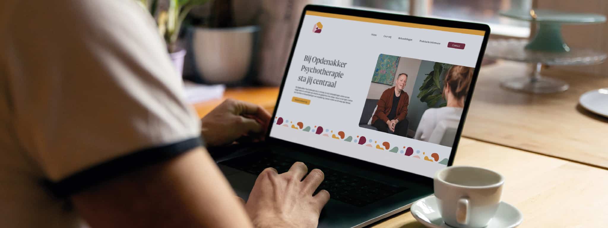 Banner website laten maken opdenakker psychotherapie